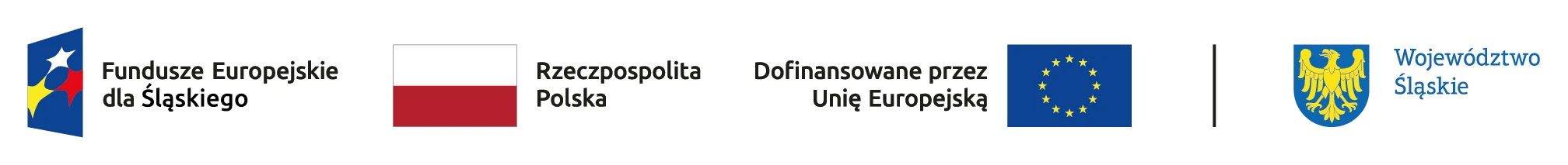 Fundusze Europejskie dla Śląskiego, Rzeczpospolita Polska, Dofinansowane przez Unię Europejską, Województwo Śląskie